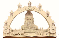 3D LED Schwibbogen Leipzig