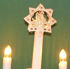 Aufsteckstern Holz Stern