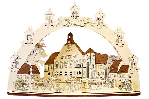 Led schwibbogen dresden - 3d,