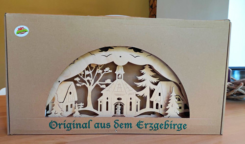 Schwibbogen lichterbogen holz - schwibbogen,