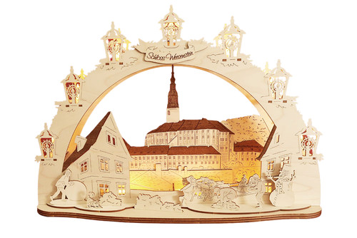 Led schwibbogen dresden - 3d,