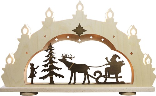 Schwibbogen weihnachtsmann - schwibbogen,