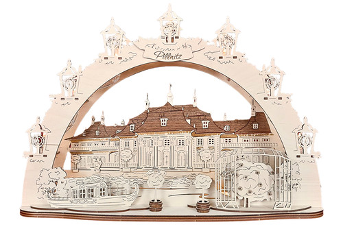 Led schwibbogen dresden - 3d,