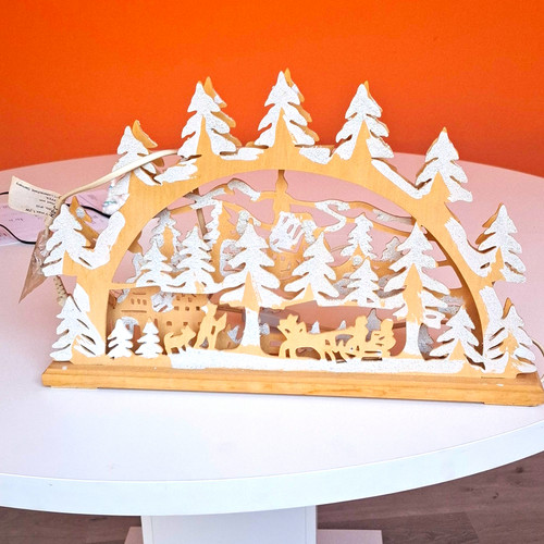 Schwibbogen lichterbogen holz - schwibbogen,